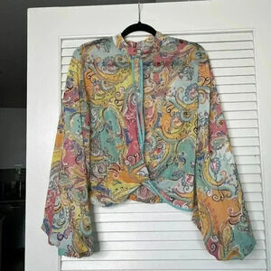 Multiple Color Long Sleeve Blouse